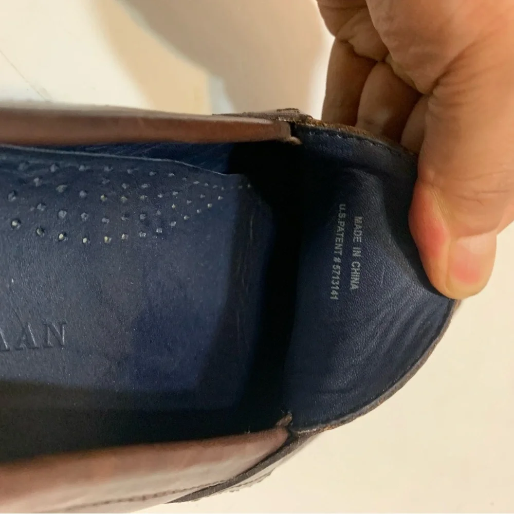 Cole Haan Men's Brown Leather Loafers